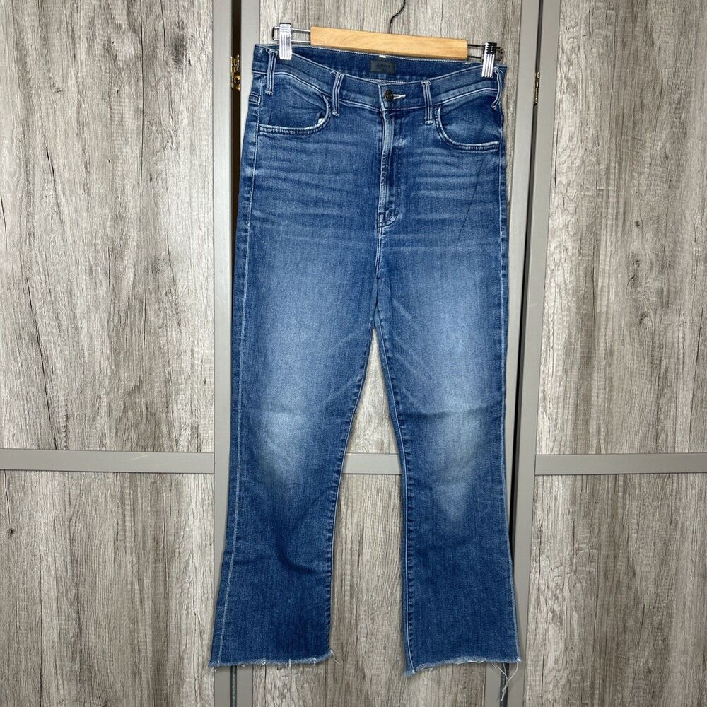 Mother The Hustler Jeans Ankle Bootcut raw Hem